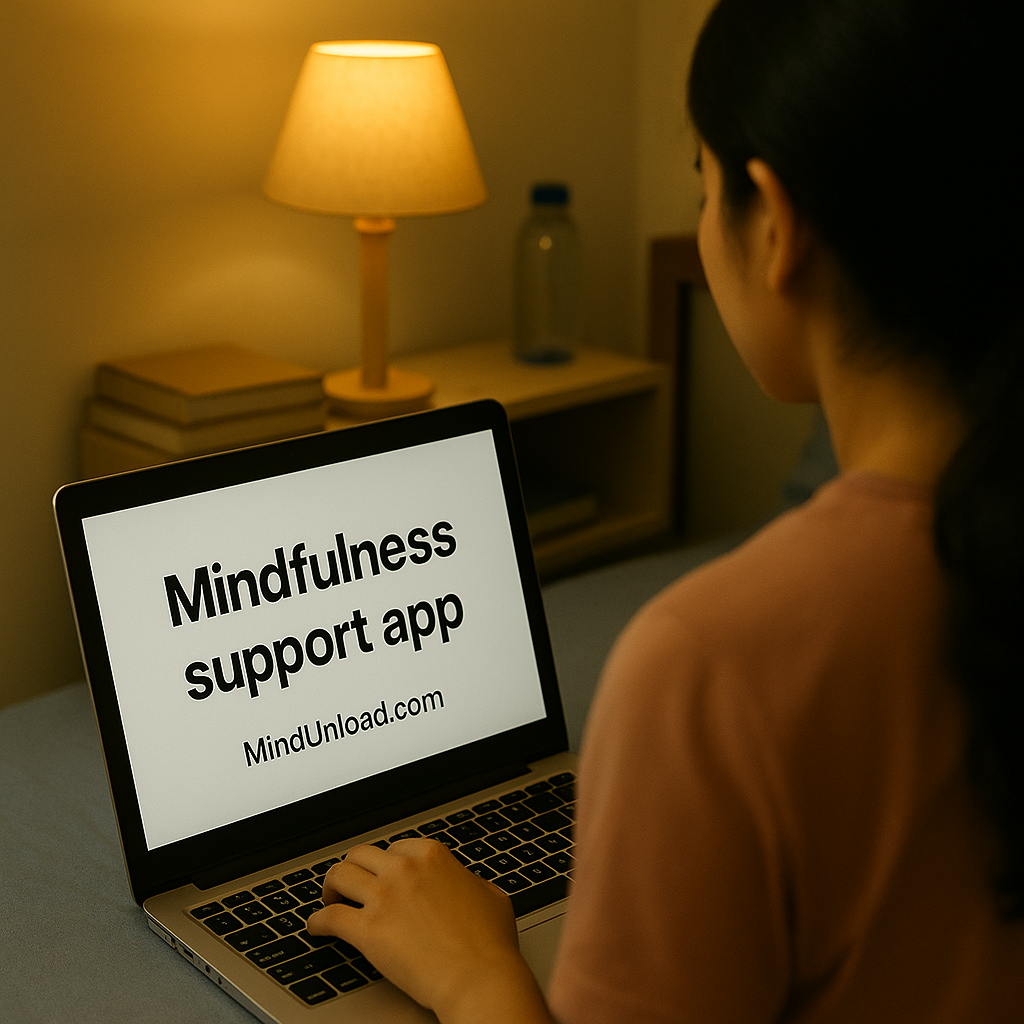 Online mental health support