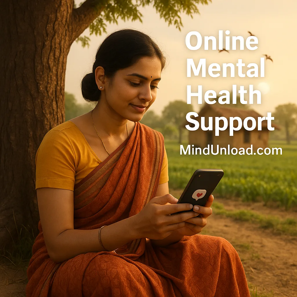 Online mental health support