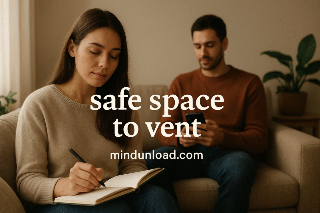 safe space to vent feeling